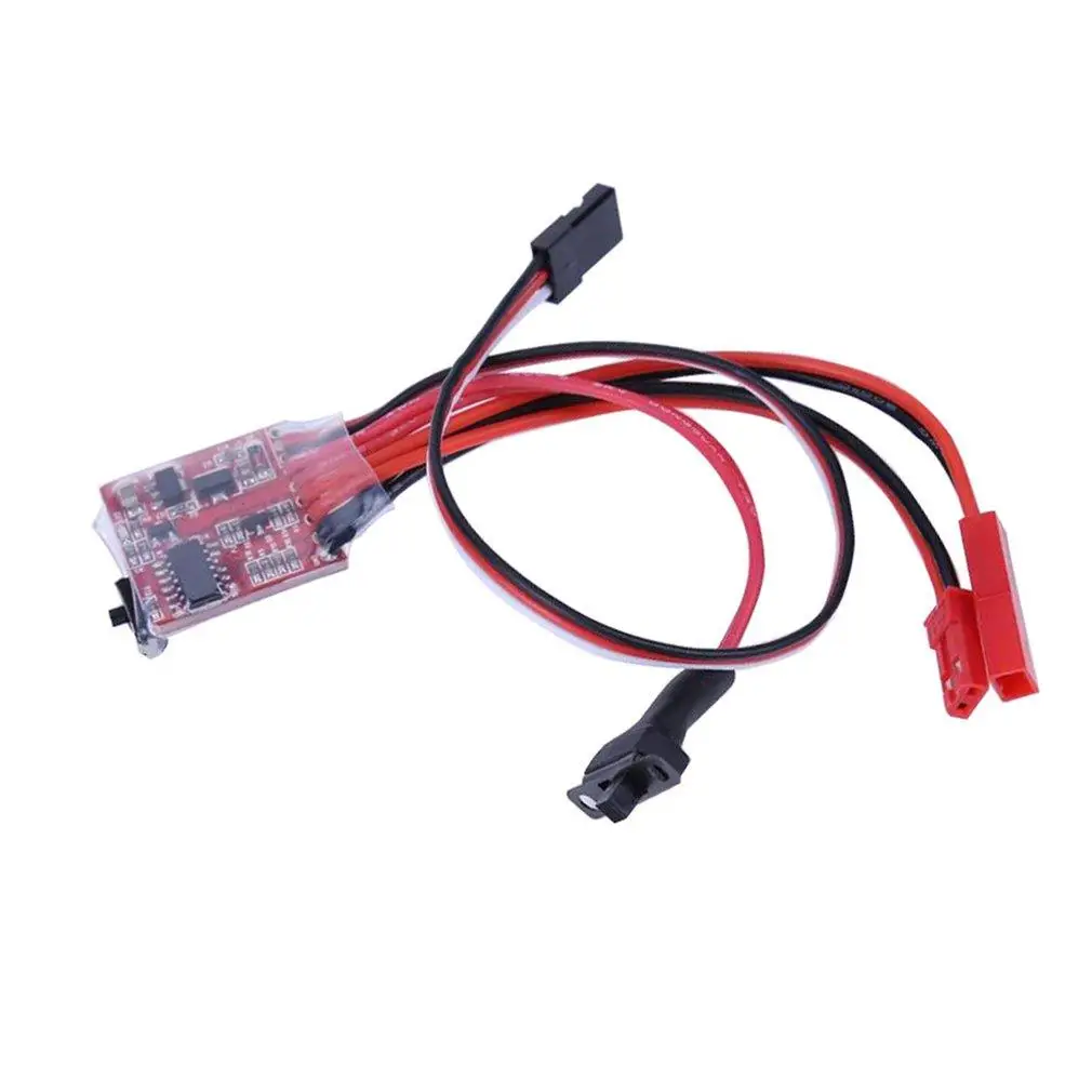 

Мини 20A ESC Скорость двигателя RC ESC 2 кГц вперед обратный щетчатый тормоз RC 2S для контроллера лодки автомобиля Prototank верхний регулятор
