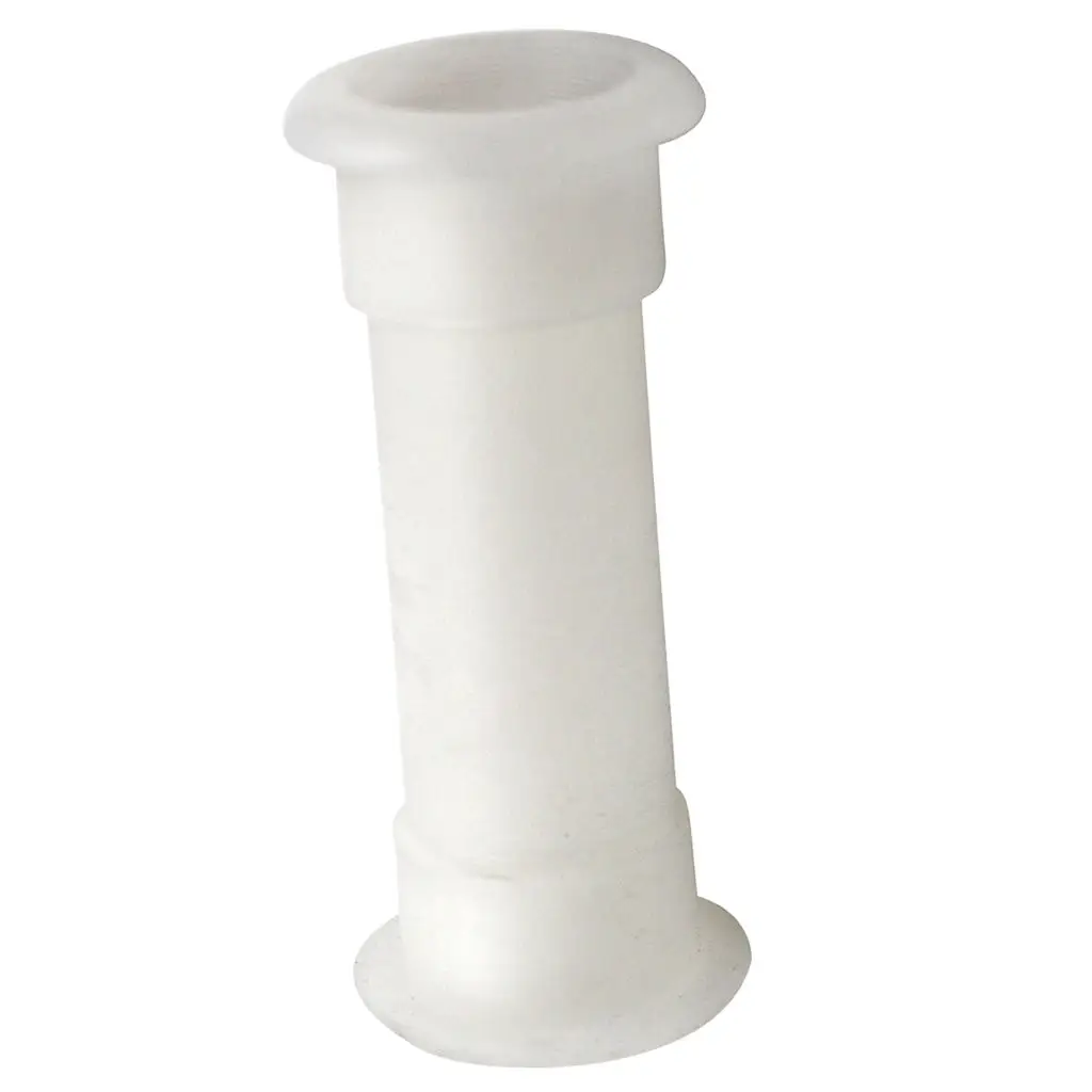 

1 Piece Boat 3/4 Inch Thru Hull White Plastic Drain Tube Up To 2 1/2 Drain Tubes For Boat Transom