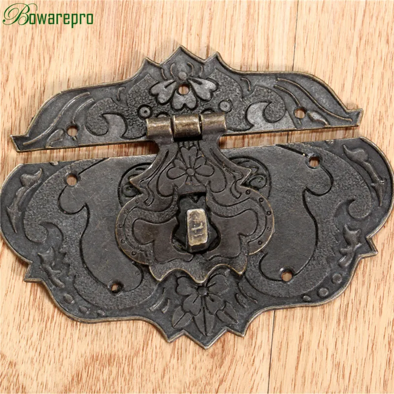 76x57 мм Мини Античная латунная коробка для ювелирных изделий Подарочная чехол