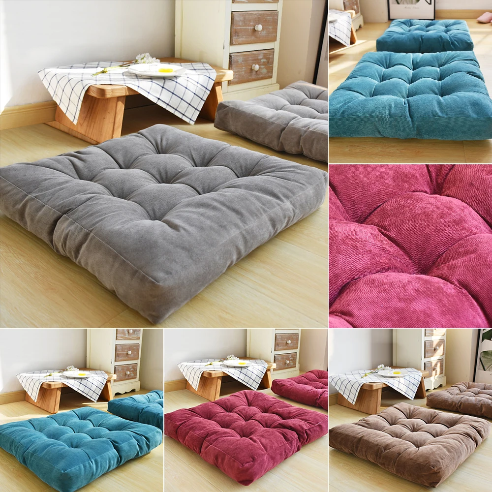 

Thickening Winter Warm Chair Back Seat Cushion Mat Solid Color Office Seat Buttocks Pad Sofa Waist Pillow Cushion For Home Decor