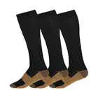 Медные компрессионные чулки 20-30 мм рт. Ст. Поддерживающие носки до щиколотки мужские женские мужские носки