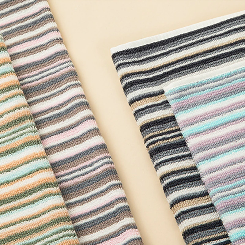 

Stripe Soft Bath Towel For Women Multi-Color Soft Bath Towels Bath Hair Towel Beach Towel For Home Bathroom