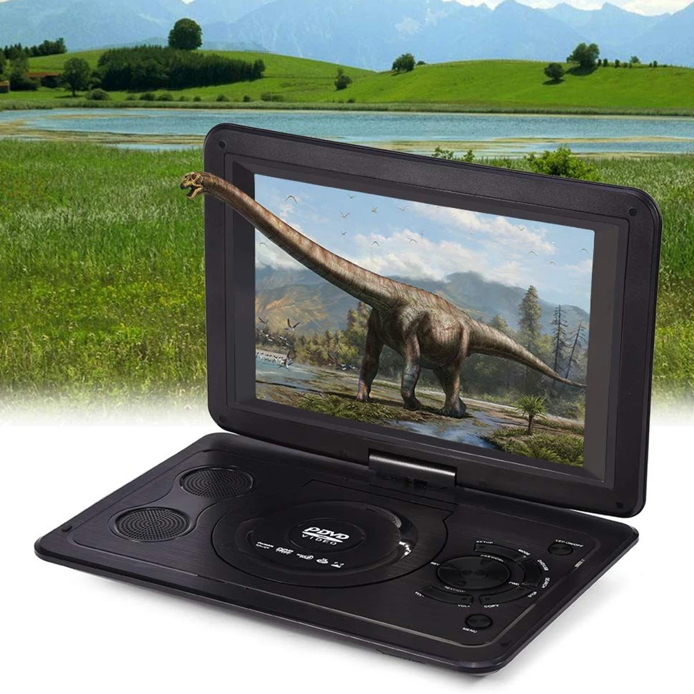 Поворотный экран перезаряжаемый аккумулятор домашний 13 9 дюймов CD tv игровой USB