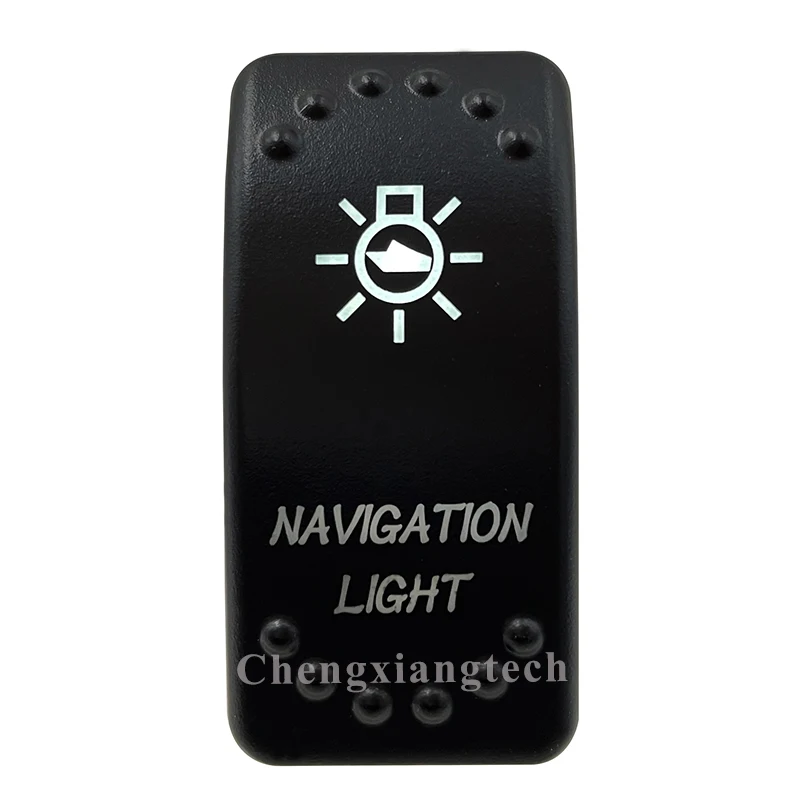 12 В/24 В автомобильный лодочный навигационный переключатель света белый