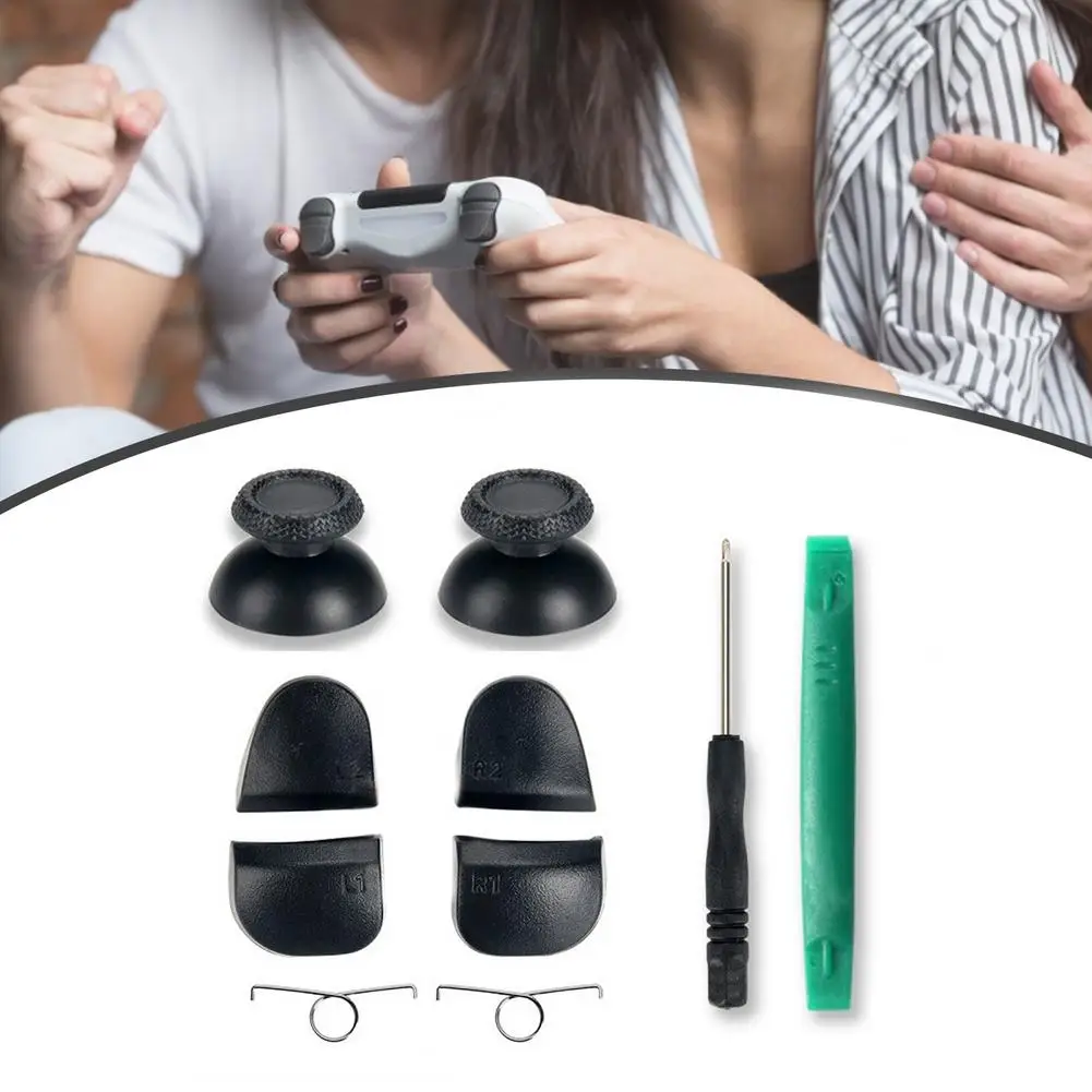 

Game Controller Repair Parts Gamepad Tools For PS5 Custom-designed Joystick Durable Practical Easy To Install Includes R1 R2 L1