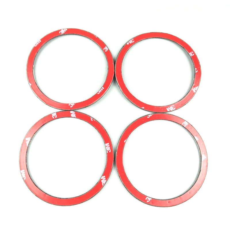 

For Mercedes Benz E Class W213 2016-17 Carbon Fiber Door Loudspeaker Ring Car Audio Speaker Circle Decoration Sticker Trim