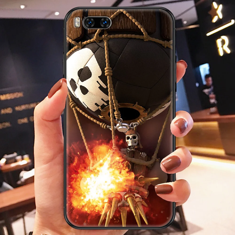 

Game Clashes-compatible-Clans Phone case For Xiaomi Mi Max Note 3 A2 A3 8 9 9T 10 Lite Pro Ultra black tpu bumper pretty funda
