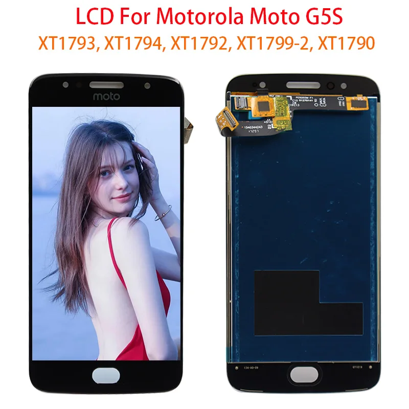 Новый ЖК-дисплей 5 2 дюйма для Motorola Moto G5S XT1793 XT1794 XT1792 XT1799-2 XT1790 сменный сенсорный