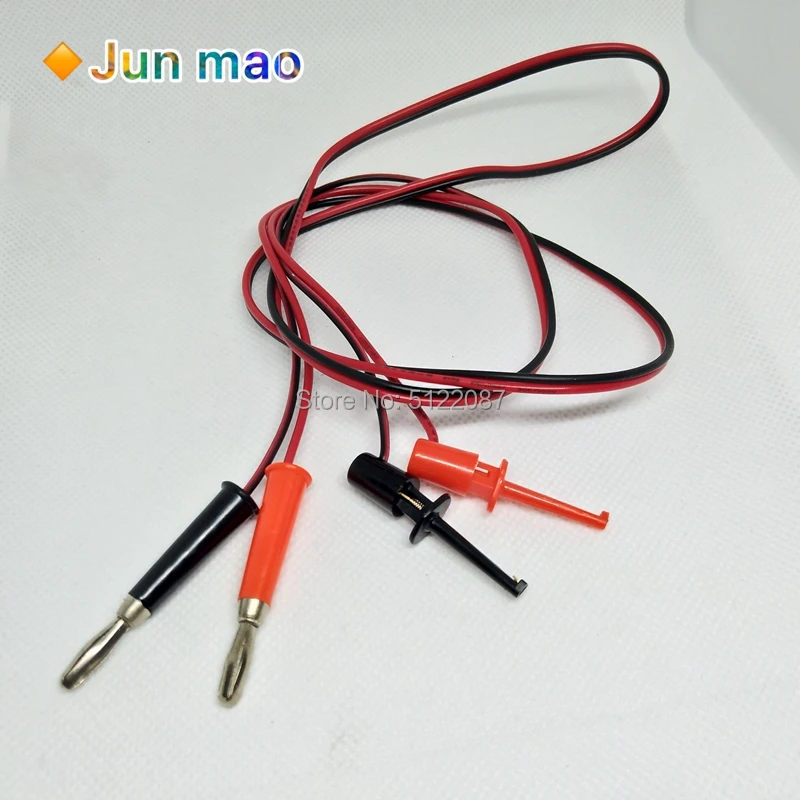 1 пара 4 мм позолоченный штекер типа &quotбанан&quot для тестирования зажима крюка м