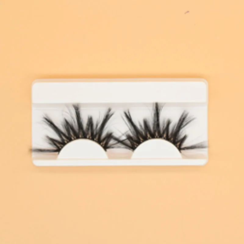 Beautykaisen 3D 25mm Mink False Eyelashes Natural Fluffy Dramatic Fake Wispy Thick Makeup Handmade Cruelty Free Strip Lashes