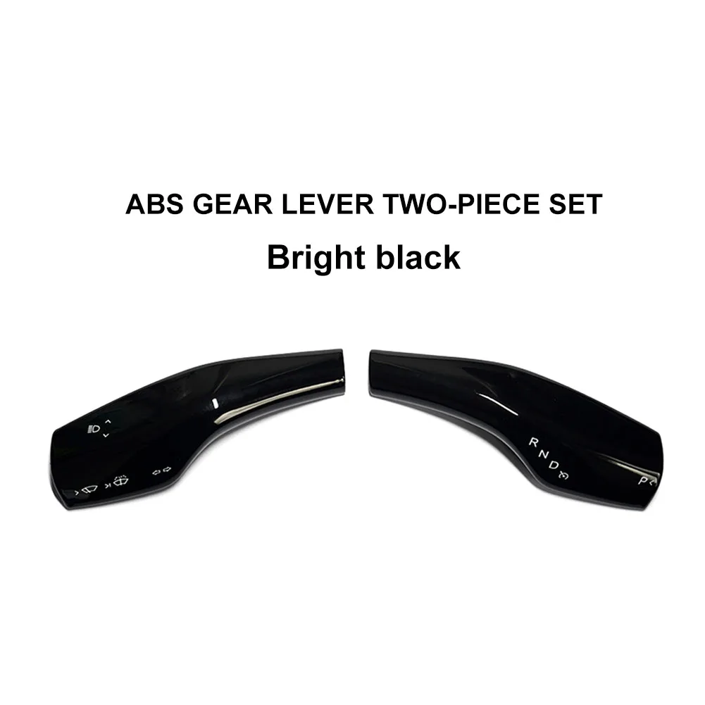 

Car Interior Wiper Lever Decorative Sticker for Tesla Model 3 Steering Wheel Gear Lever Cover Sticker Car Styling Decoration