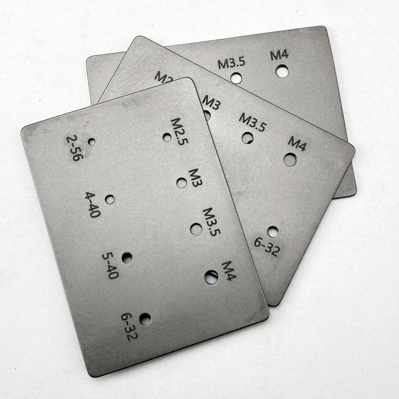 Измерительная линейка для винтов карта измерения резьбы инструмент сделай сам