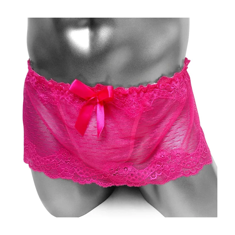 

Sissy Panties Pouch Skirted Panties Sexy Lingerie Bikini Mens Thong G-String Underwear with Bulge Pouch Male Panties Underpants