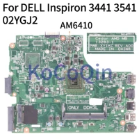 for dell inspiron 3441 3541 3442 3542 a8 6410 notebook mainboard 13283 1 cn 02ygj2 02ygj2 am6410 laptop motherboard