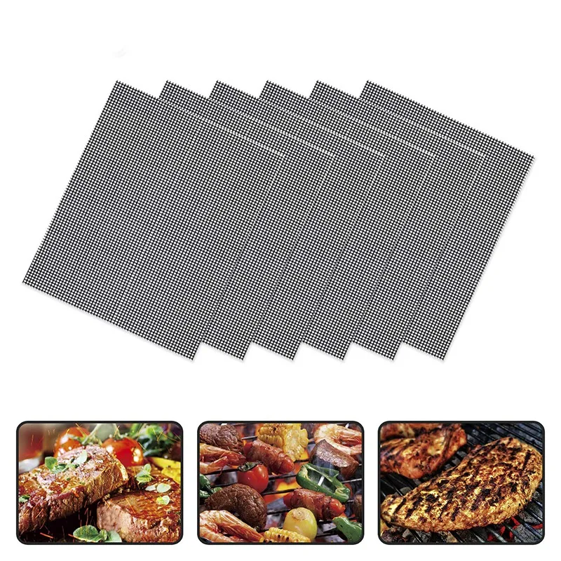 Антипригарные сетчатые коврики для гриля барбекю Аксессуары выпечки