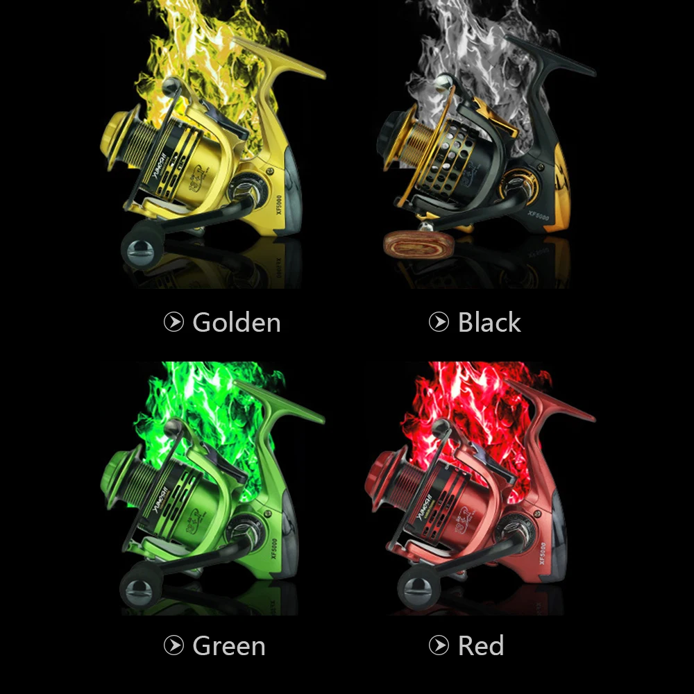 

High Speed Carp Fishing Reel 13+1BB Baitcasting Reel 5.5:1 Gear Ratio High Quality Fishing Reel for Saltwater Fishing Wheel