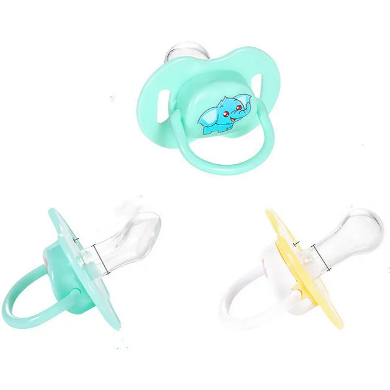 1@#1Pcs Cartoon Sleeping Soft Silicone Pacifiers Pattern Random Kids Hot Comfortable Nipple Newborn Babys Baby | Мать и ребенок