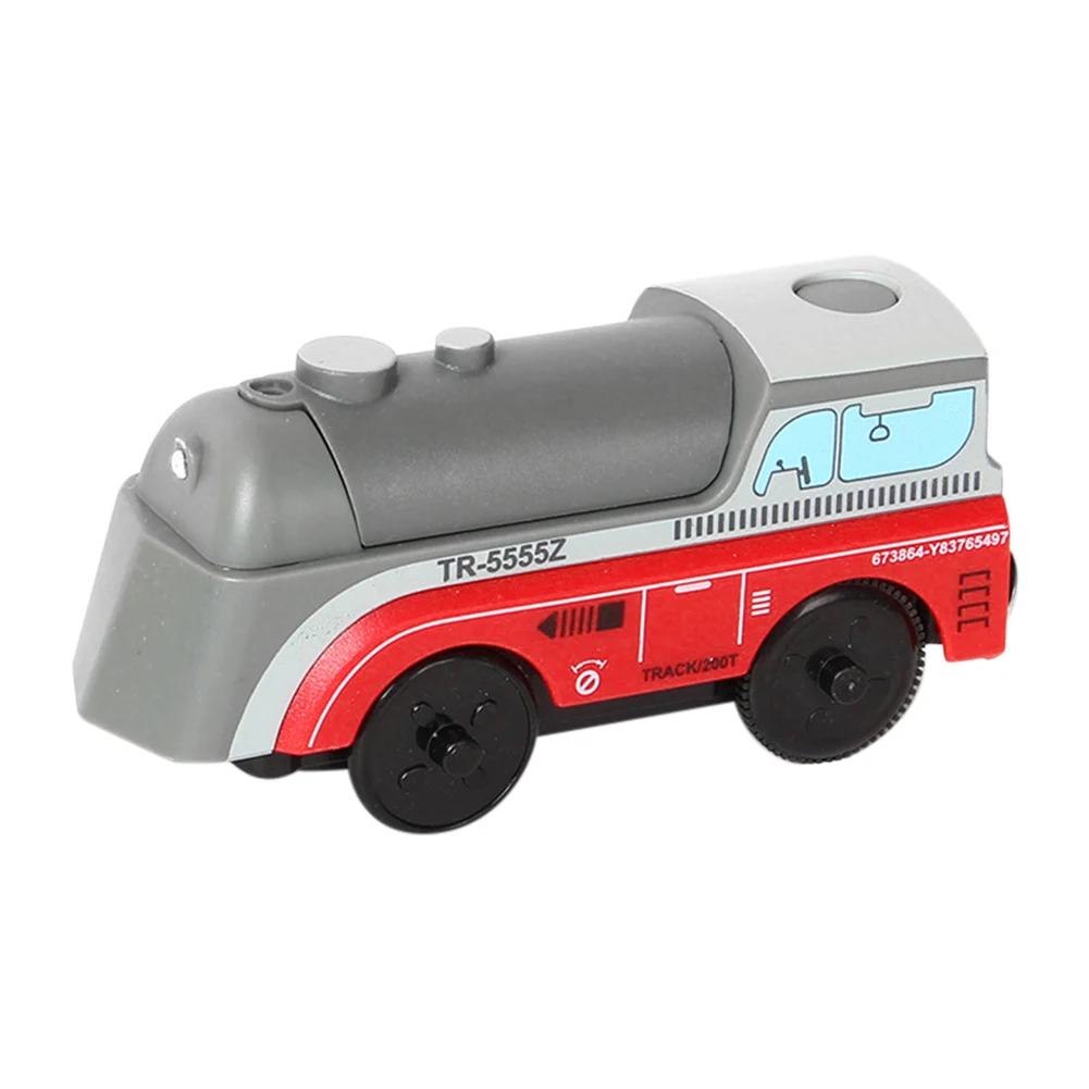 

Поезд игрушечный на батарейках с двигателем, детский локомотив, магнитная игрушка на рельсах, Электрический поезд, совместимый с деревянны...