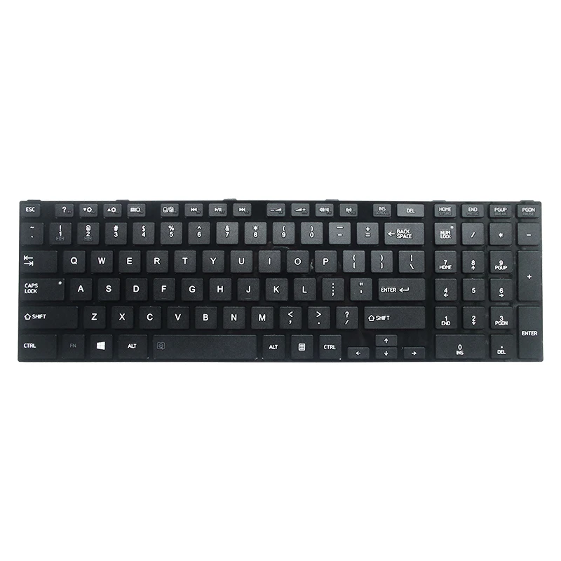 Новая клавиатура для ноутбука TOSHIBA SATELLITE C850 C850D C855 C855D L850 L850D L855 L855D L870 L870D US |