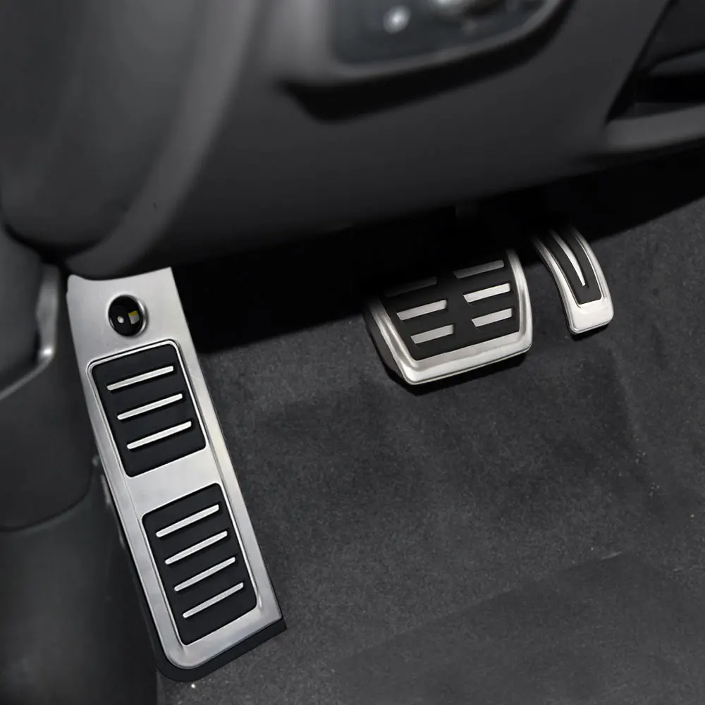 Xburstcar автомобильные педали педаль газа тормоза защита для Audi A6 C8 2018 - 2021 A7 LHD