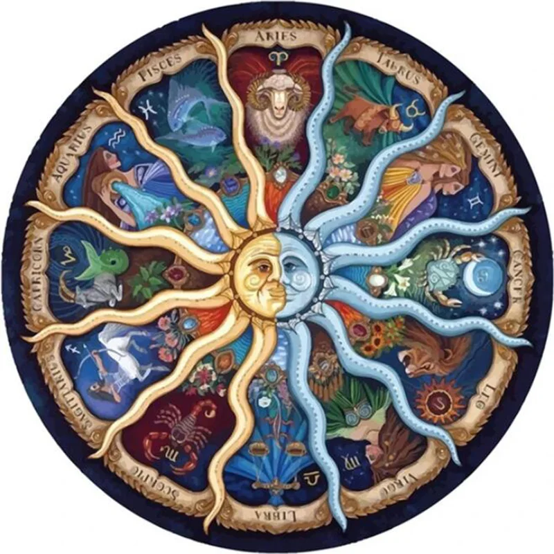 Алмазная мозаика 5d полный квадратный зодиак гороскоп 3d Вышивка крестом алмазная