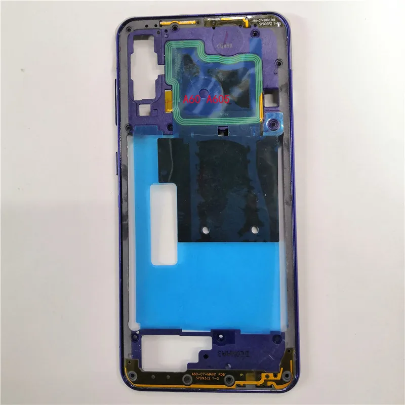 Средняя задняя панель рамка Лицевая панель Корпус Замена для samsung Galaxy A20 A30 A50 A60 A205 A305 A505 A606