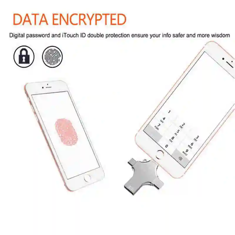 USB 3.0 флеш-накопитель для iPhone 7 iPad Android Type C Phone металлический OTG iFlash флэш-накопитель