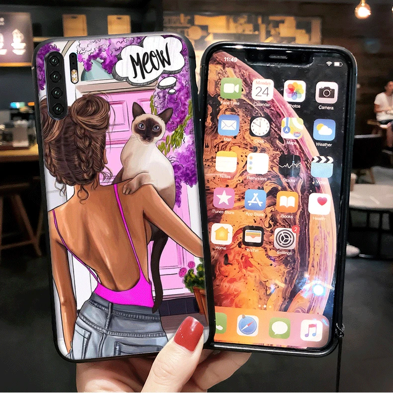 Силиконовый чехол для Huawei Honor 6A 7A 3 ГБ Pro 7C 7X 8Lite 8A 8X 8C 9 Lite 9X | Мобильные телефоны и