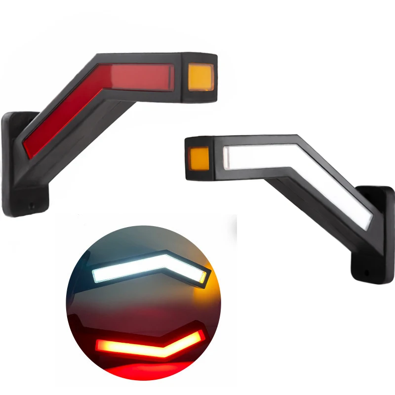 2 шт. стоп сигнал светодиодный боковой маркер Караван Трейлер огни 24v свет