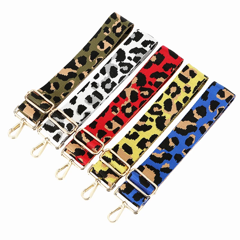 Adjustable Shoulder Strap Bag Handle Belt O bag Hanger DIY Nylon Bag Strap for Cross body Rainbow Women Handbag Bags Accessories
