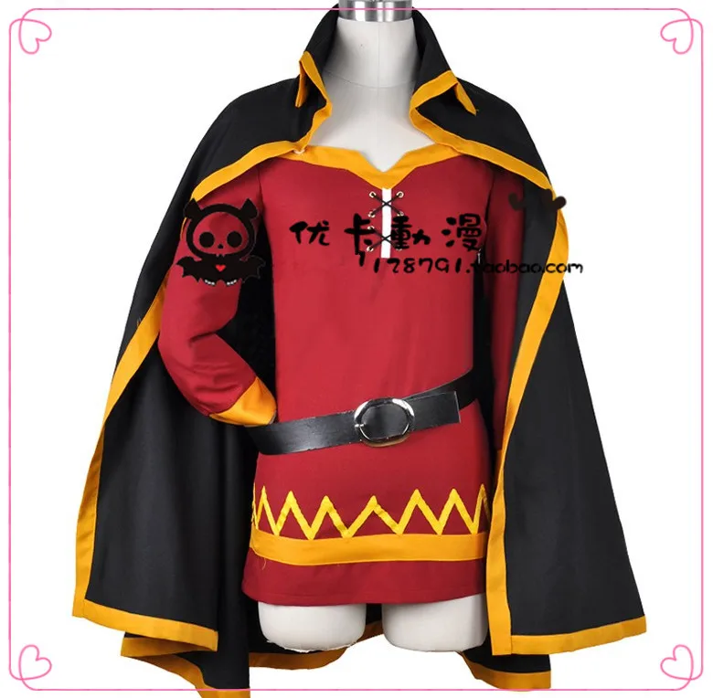 Карнавальный костюм KonoSuba God's Blessing on This Wonderful World Megumin платье накидка Униформа