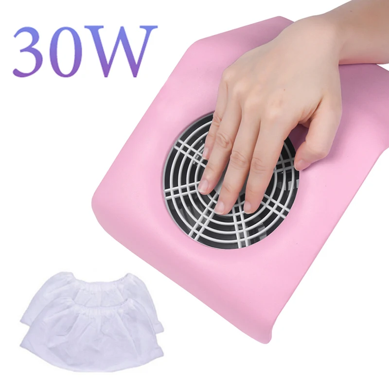 Маникюрный пылеуловитель с сильным вентилятором пылесос для ногтей 30 Вт