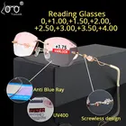 Женские Безвинтовые очки для чтения без оправы с защитой от сисветильник