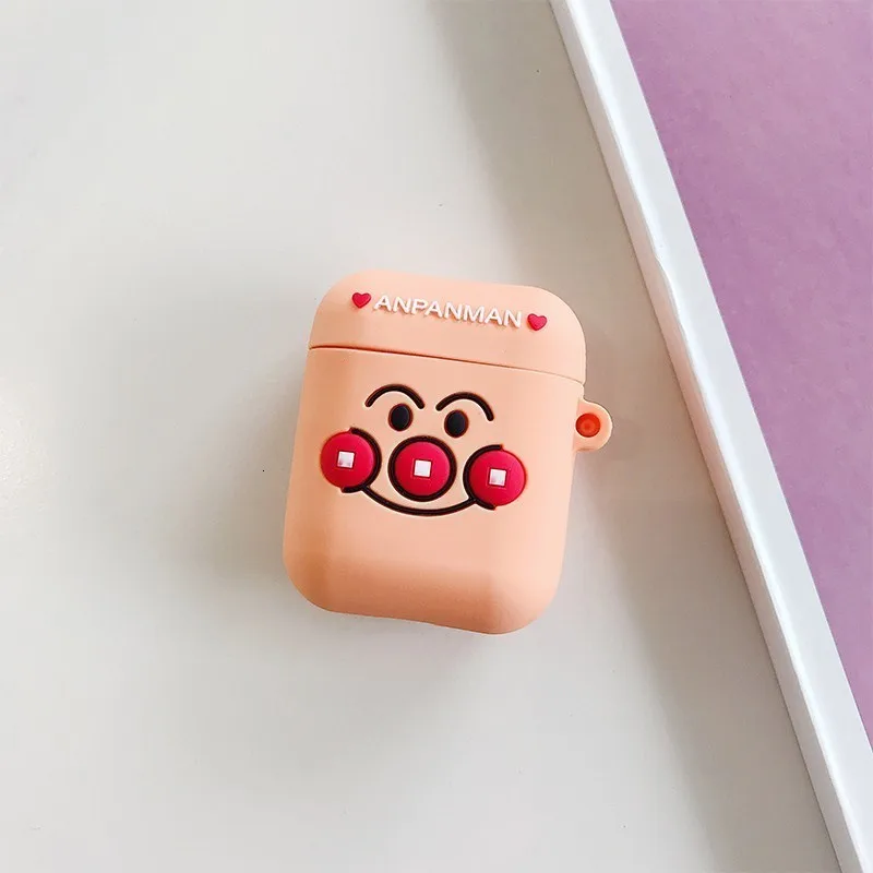 VOZRO Cartoon Wireless Bluetooth Earphone Case For Apple AirPods Silicone Charging Headphones Cases For Airpods Protective Cover - Цвет: 12