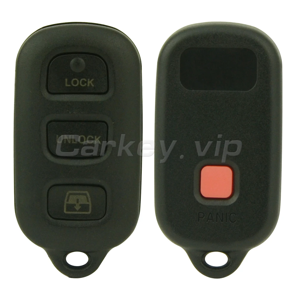Remtekey 2 шт. дистанционный ключ брелок от машины 4 кнопки для Toyota Sequoia 4runner