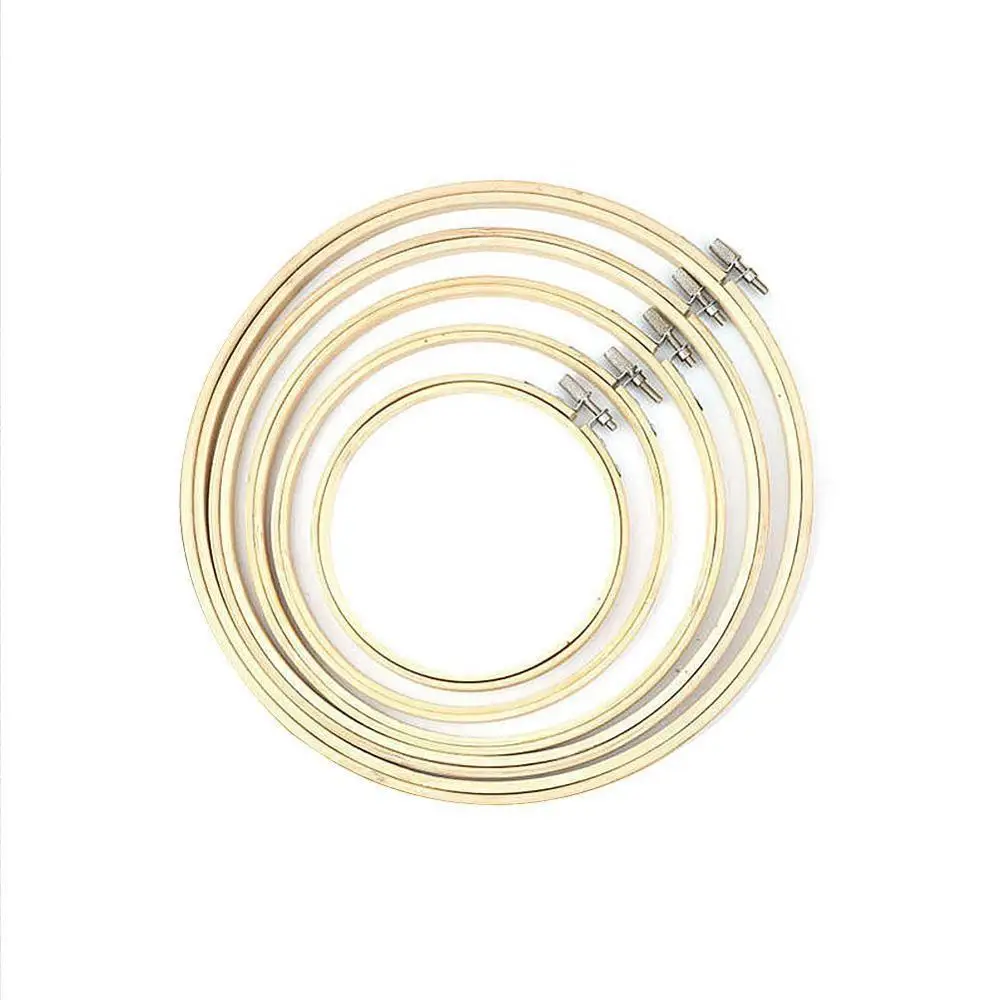 Деревянное устройство для вышивки крестом вышивальные обручи кольцо бамбуковые