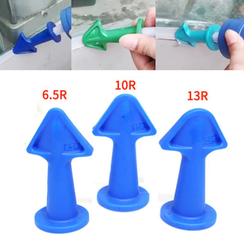 

3pcs Silicone Remover Caulk Finisher Sealant Smooth Scraper Grout Kit Tools Glue Nozzle Cleaning Tile Dirt Tool flooring tools
