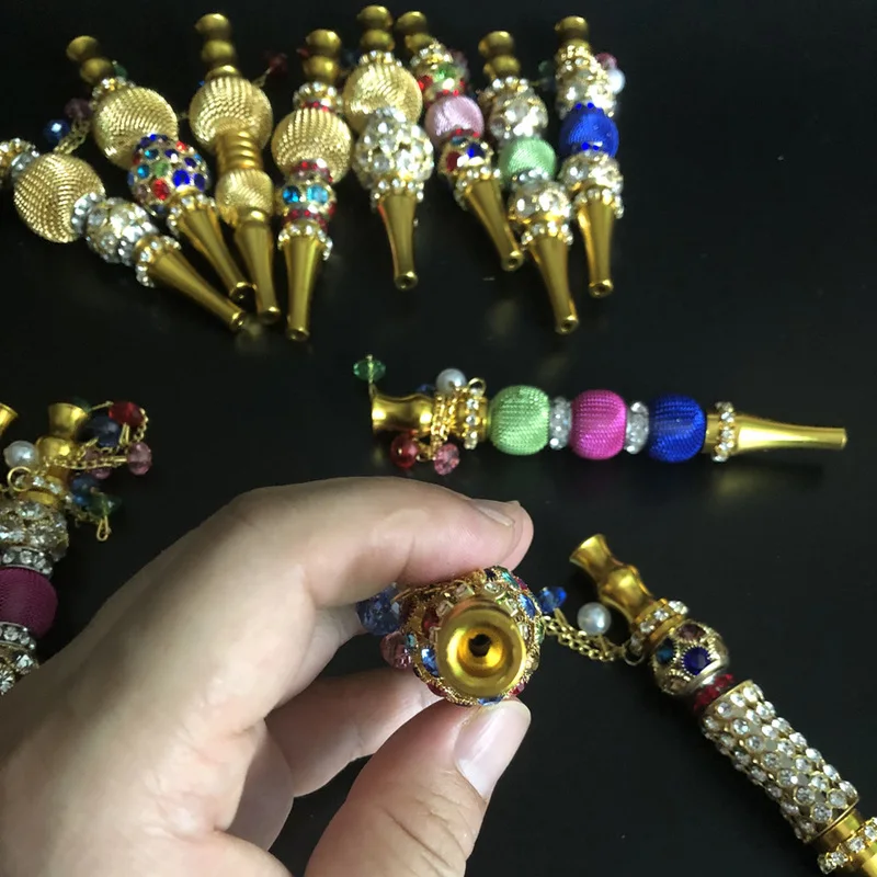 

Wholesale 10pcs Jewelry Alloy Shisha Hookah Mouth Tips Chicha Filter Tip Detachable Tips Hookah Mouthpiece Smoking Accessories