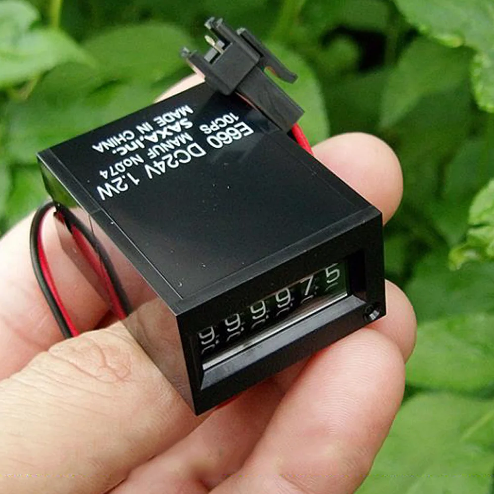 

Konica Minolta E660 Electromagnetic Cumulative Counter DC 24V 1.2W 6 Digit Counter Number for Printer Medical Equitment Parts