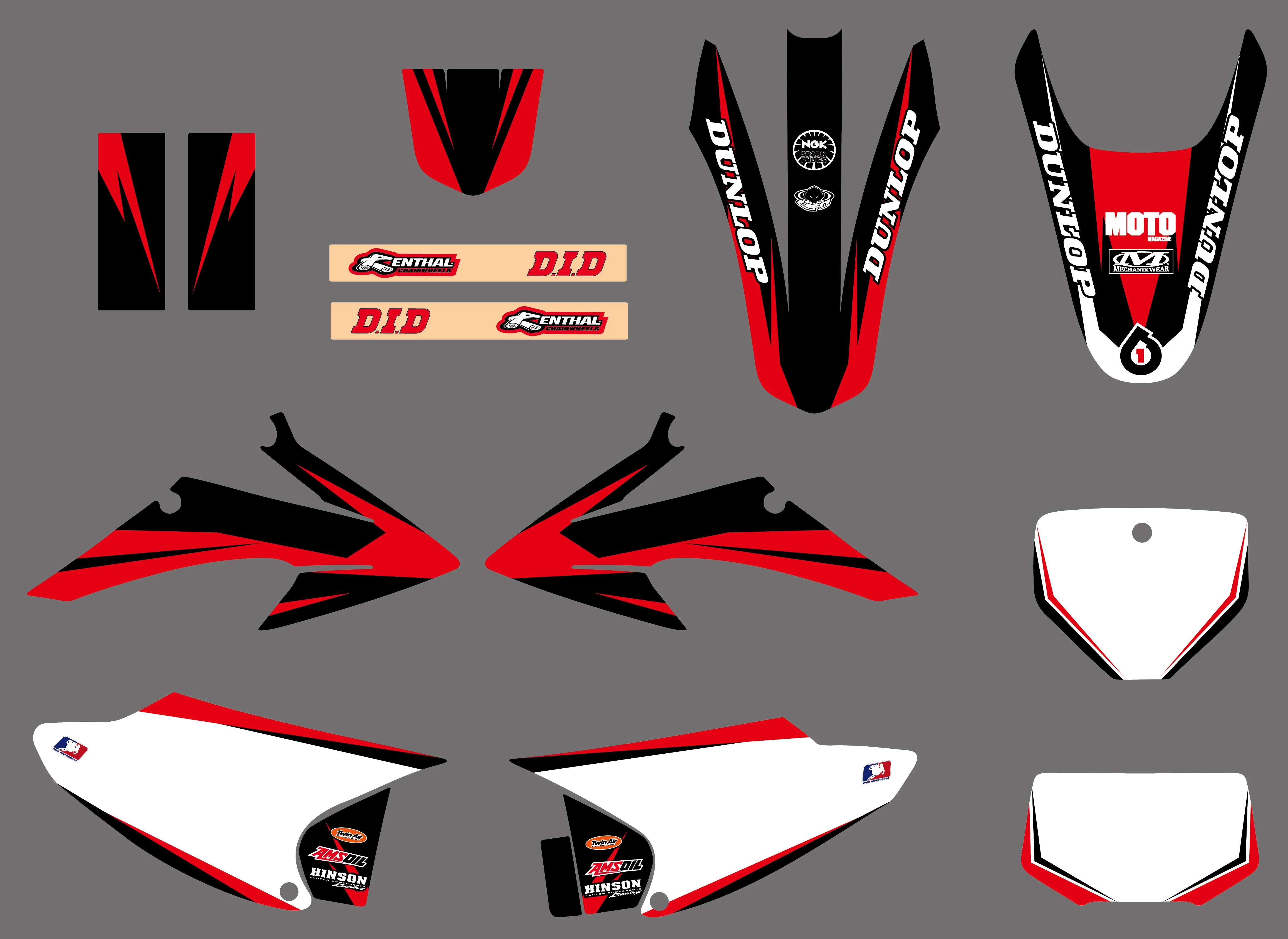 Графические наклейки для Honda CRF150 CRF230 CRF150F CRF230F 2008 2009 2010 2011 2012 2013 2014 CRF 150 150F 230 230F|decals