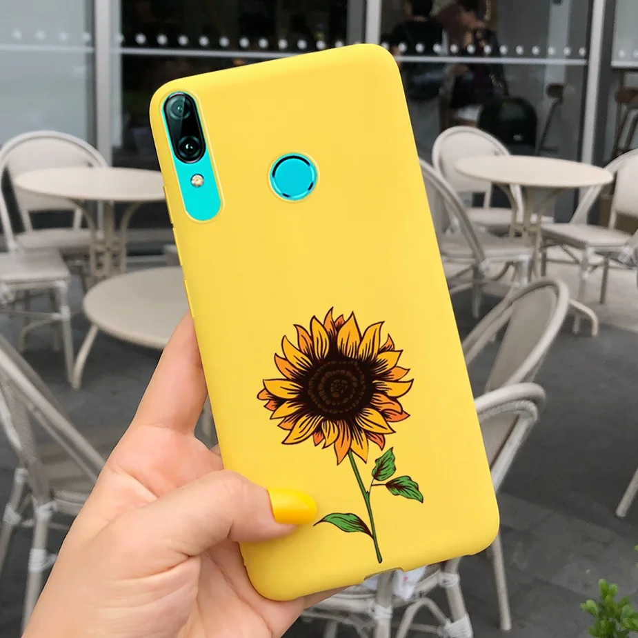 Красивая Голубая бабочка чехол для Huawei P Smart 2019 силиконовый мягкий POT-LX1 задняя