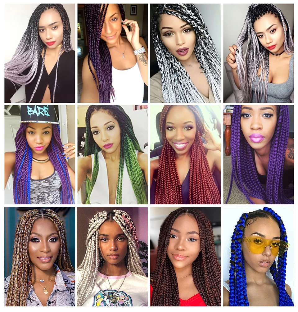Natifah Jumbo Braiding Hair 165g 41 Inch Kanekalon For Afro Extensions Braids Wholesale Synthetic Fake Bug Grey Color |