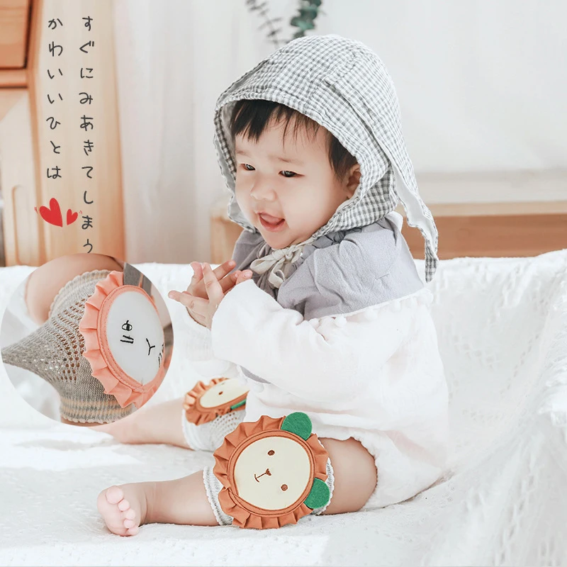 Детские наколенники 1 пара детские защитные для ползания налокотники малышей