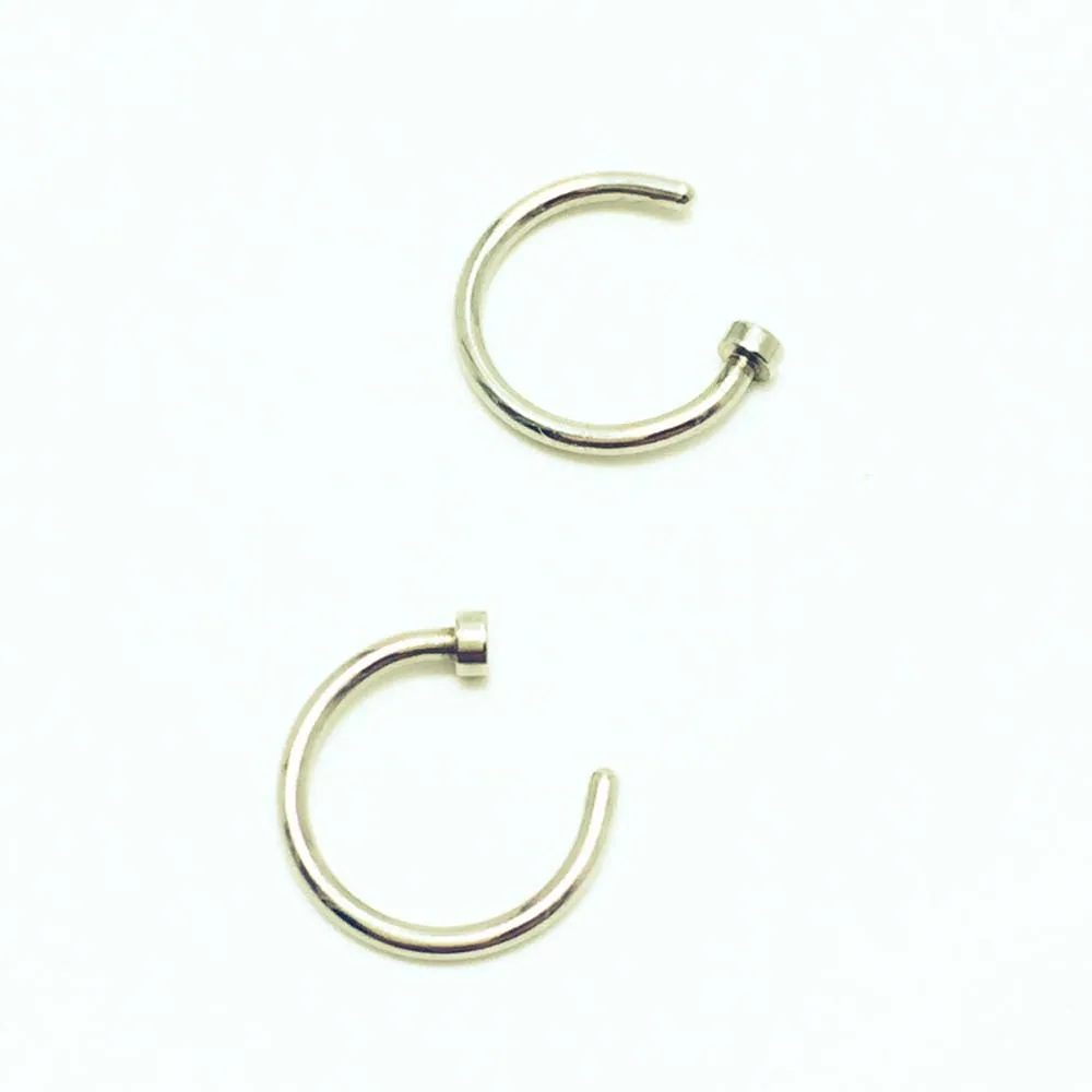 Модное кольцо для носа из хирургической стали кольца губ маленькое тонкое