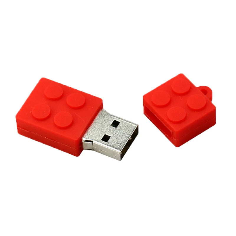 От PenDrive строительные блоки USB 2 0 флэш накопитель диск силиконовый флеш