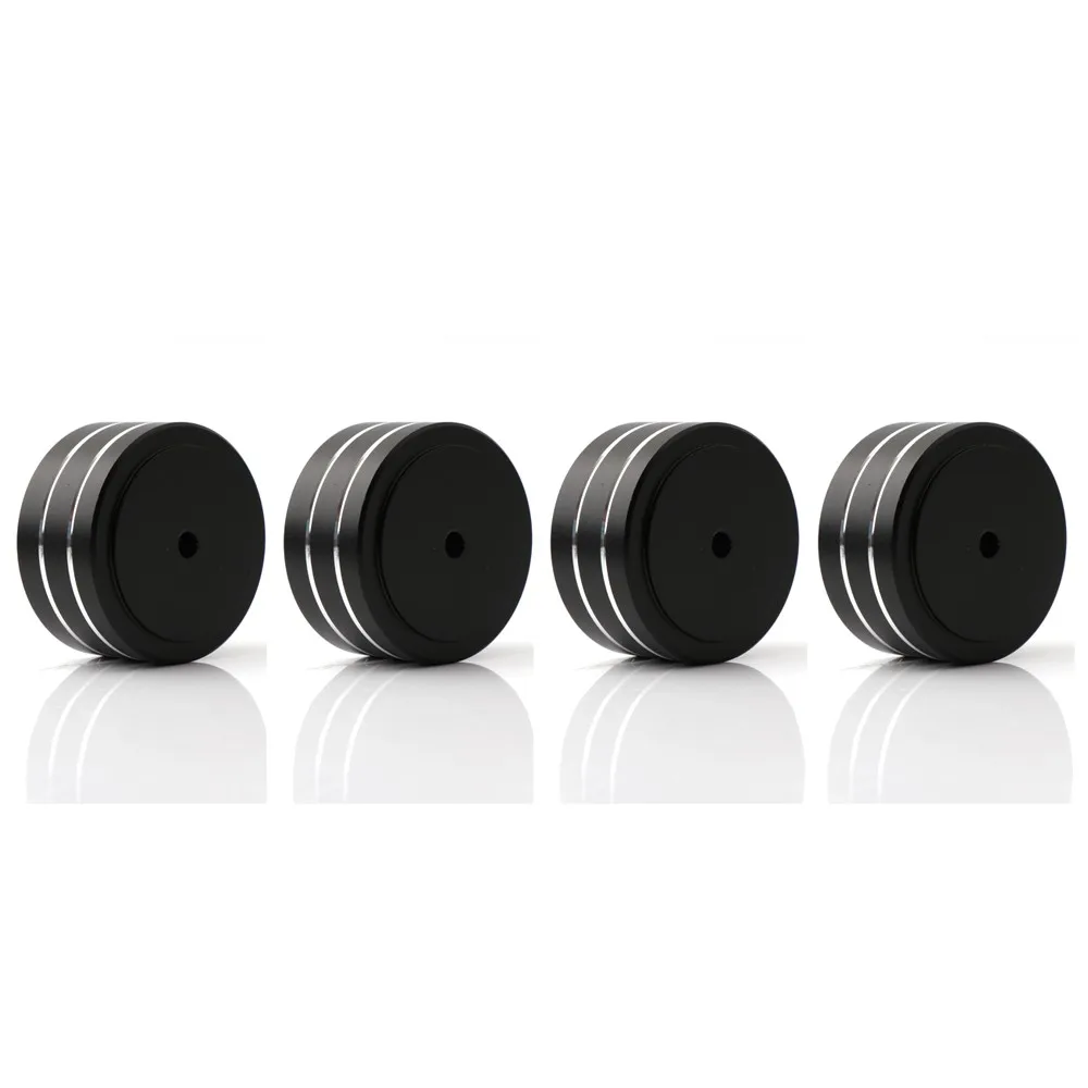 4Pcs SP4010 HiFi AMP Speaker Aluminum Isolation Feet Pad Use For Turntable DAC Stereo Audio Speakers Amplifier Pads 40x20mm | Электроника