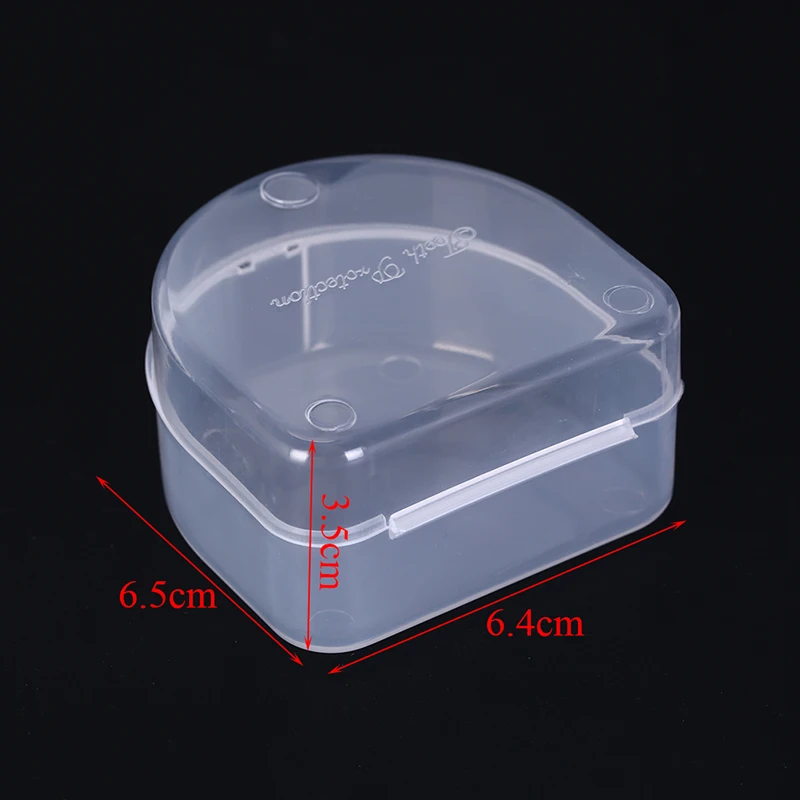 

1PCS Denture Storage Box Case Organizer Dental False Teeth Appliance Mouthguard Container Dentures Cleaner Storage Boxes