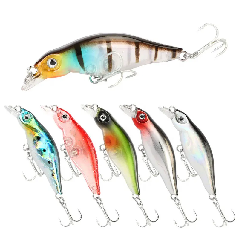 

Mini Minnow Lures Fishing 45mm 2.2g Floating Pesca Bait Isca Artificial Bait Hard Plastic Swimbait Tackle Accessories M001