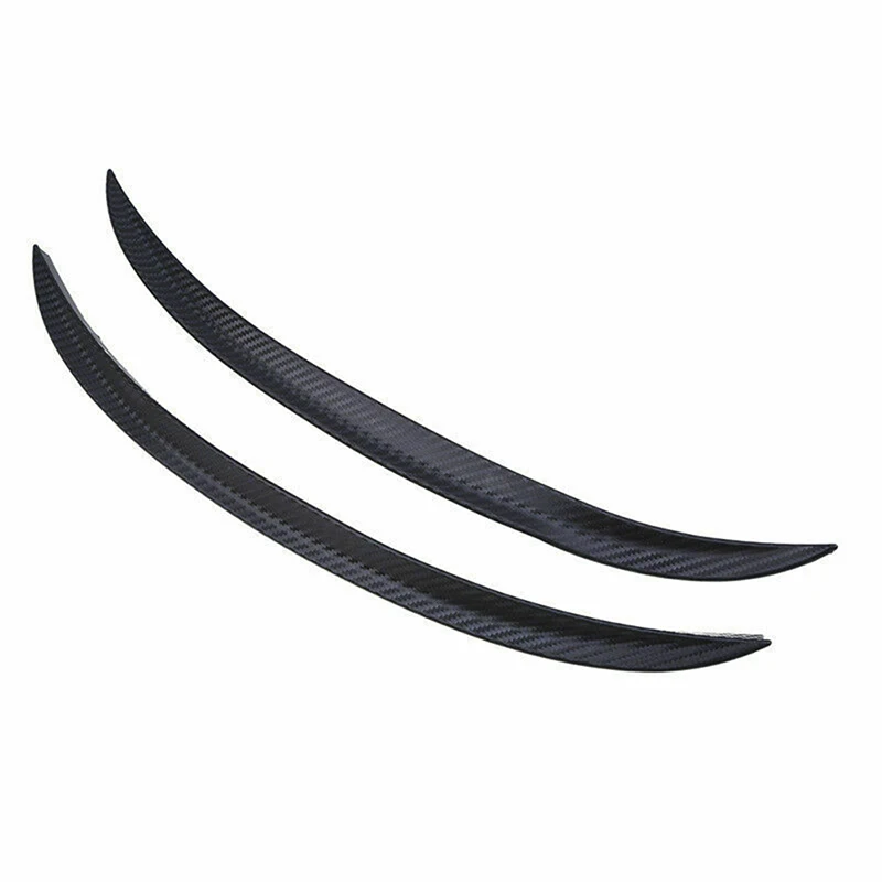 2X углеродного волокна колеса автомобиля бровей арки отделка губы полосы Fender