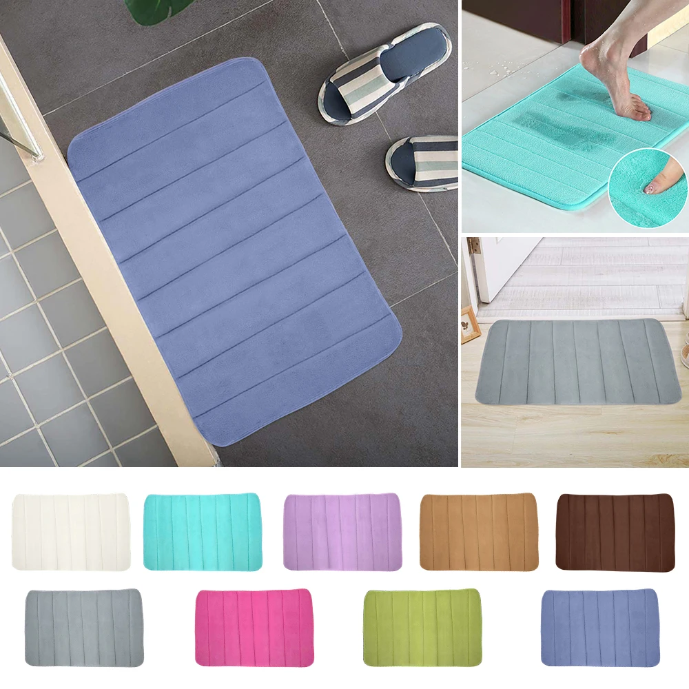 Нескользящий коврик для ванной ковер Коралловая флисовая подкладка комнаты
